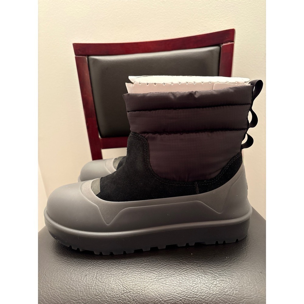 New UGG Men's Waterproof Winter Snow Boots Black Thinsulate Insulation Size 10